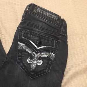 Rock Revival Jeans- black 28 inch inseam